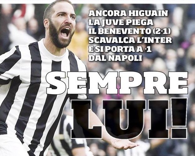 Как всегда он. Заголовки Gazzetta, TuttoSport и Corriere за 6 ноября