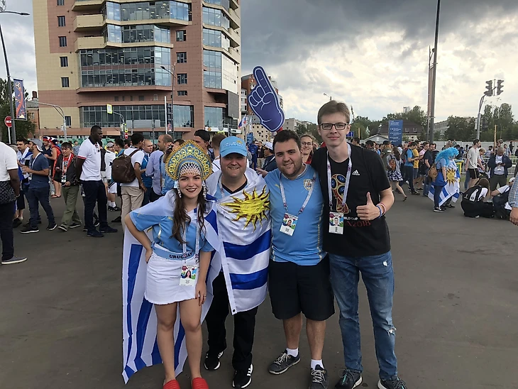 Болельщики Уругвая