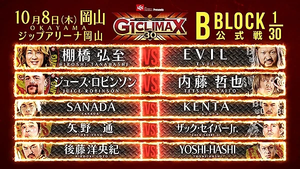 Превью NJPW G1 Climax 30, изображение №36