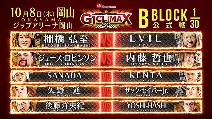 Превью NJPW G1 Climax 30, изображение №36