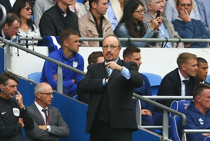 Рафа Бенитес тренирует &quout;Ньюкасл&quout;