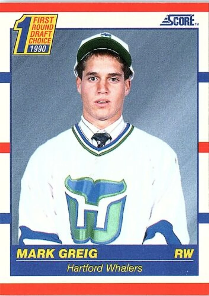 1990 Score Trading Card of MARK GREIG #431 | eBay