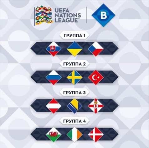 Опубликован календарь сборной России в Лиге наций