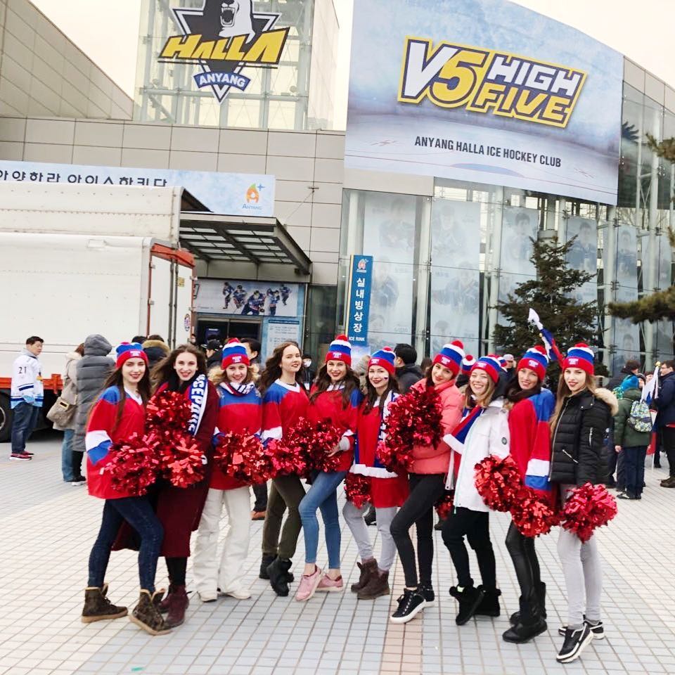 У СКА на Олимпиаде есть даже черлидеры