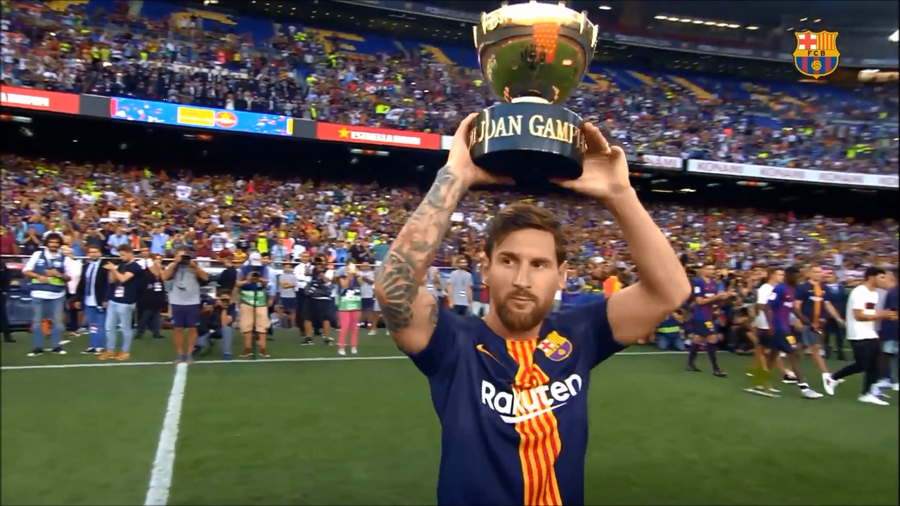 «Барселона» выиграла Кубок Жоана Гампера. Обзор матча и вручение