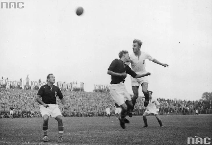 Фрагмент матча Польша - Венгрия