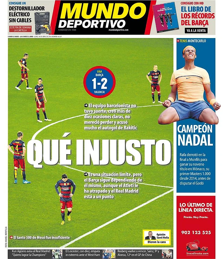 Обложки испанских газет 