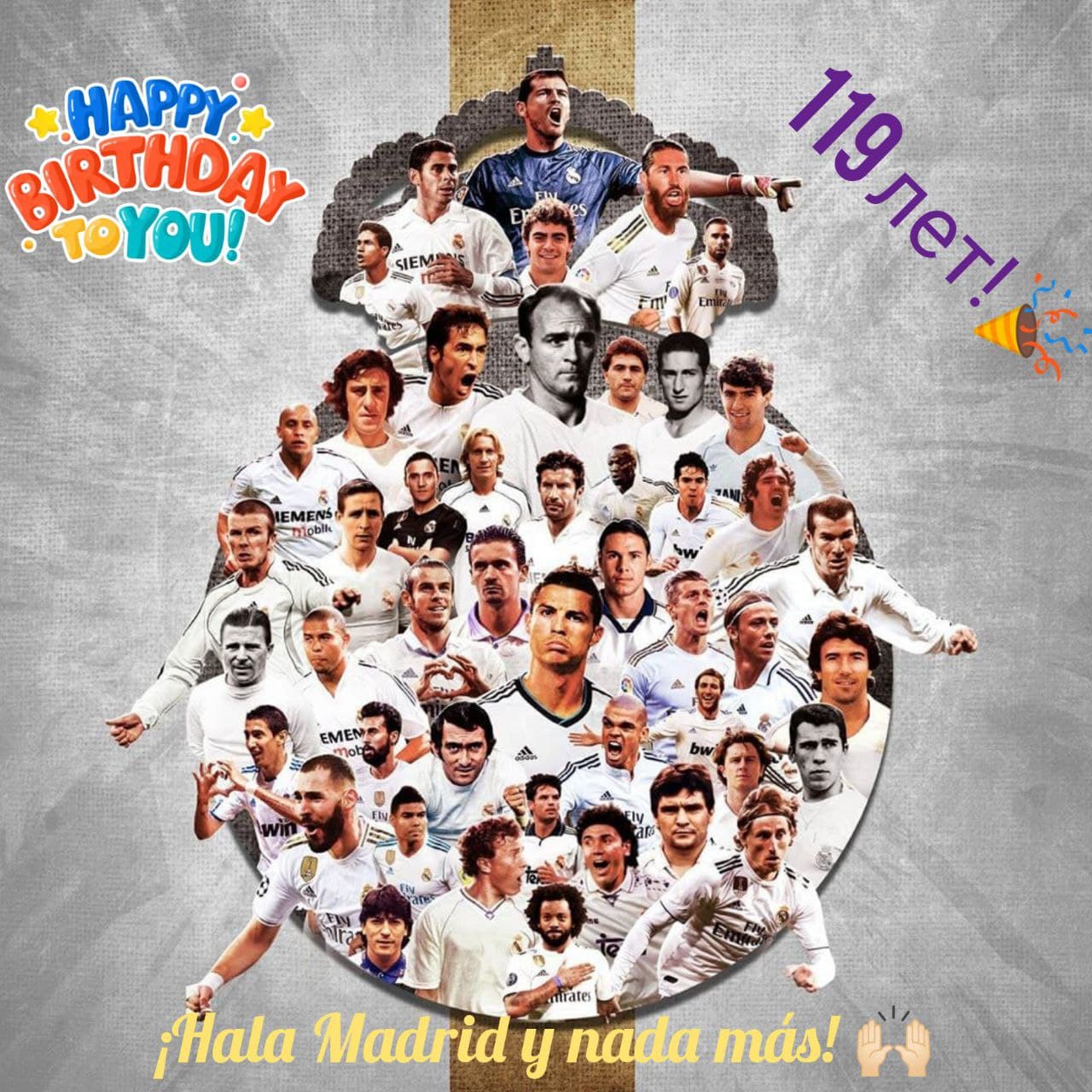 Сегодня великому «Мадриду» исполняется 1️⃣1️⃣9️⃣ лет!💥