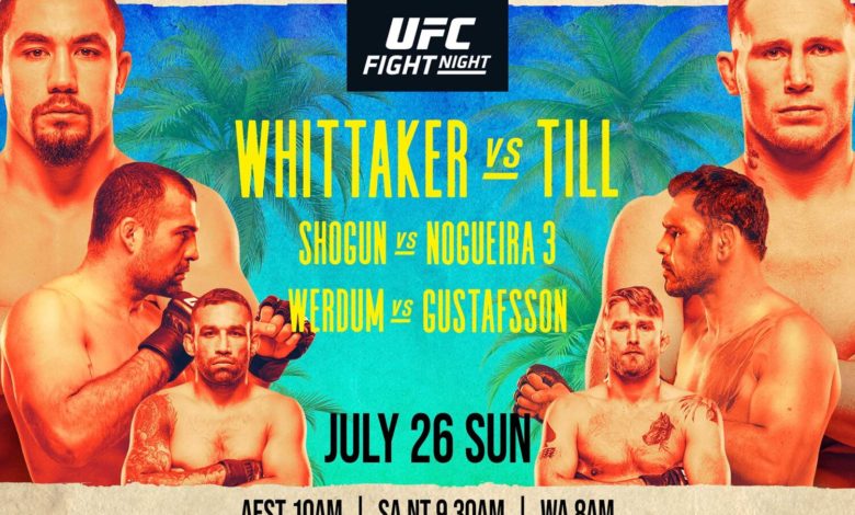 КАРД UFC Fight Night: Whittaker vs. Till