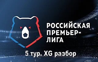 Альтернативная таблица РПЛ по xG тур 5