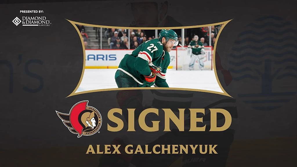 Ottawa Senators sign forward Alex Galchenyuk to a one-year contract