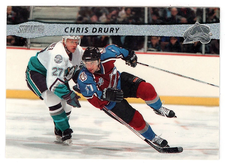Chris Drury - Colorado Avalanche (NHL Hockey Card) 2001-02 Topps Stadi –  PictureYourDreams