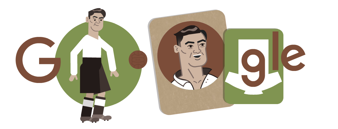 Новая футбольная заставка Google. Кто герой?