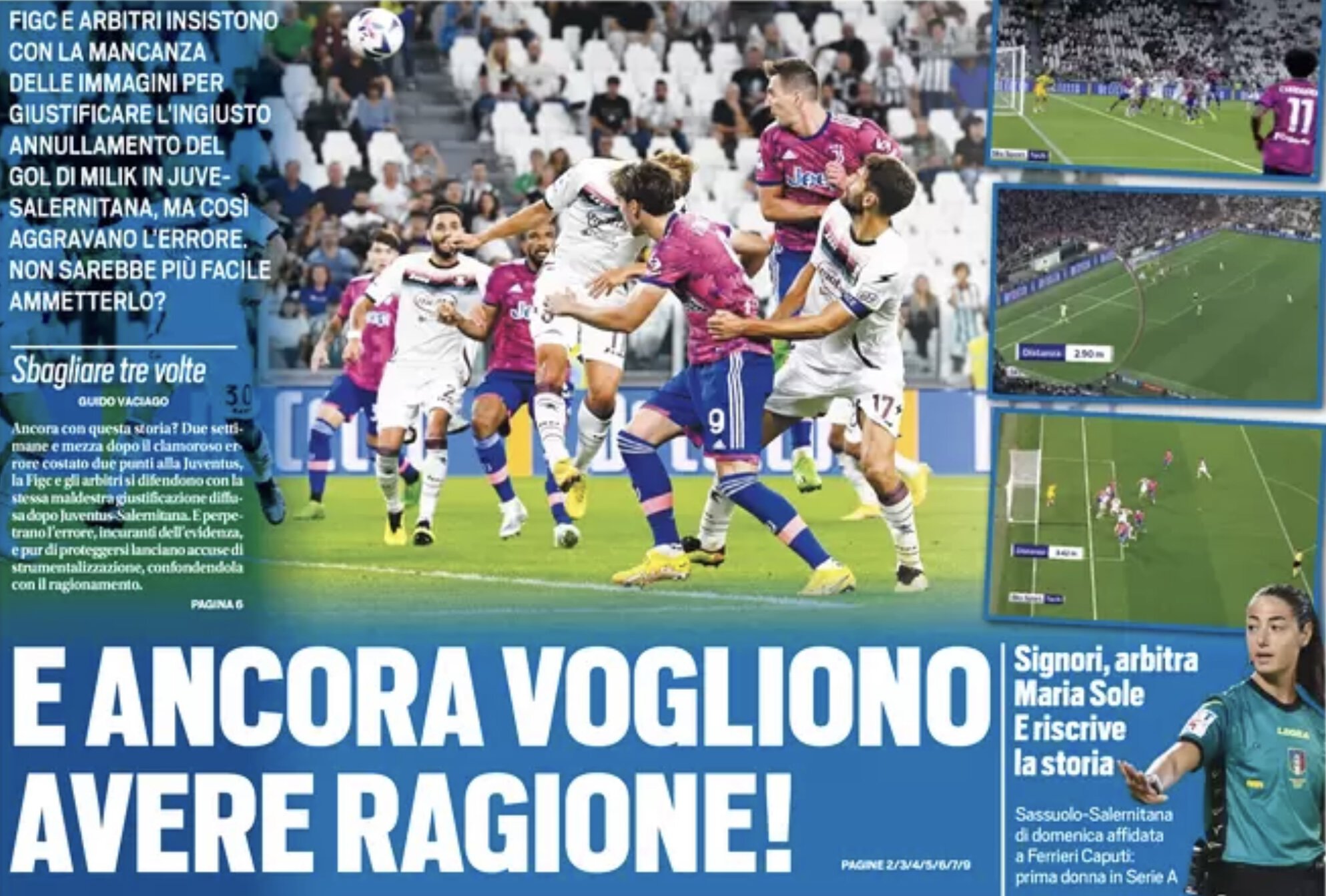 И всё ещё хочется получить доводы! Заголовки Gazzetta, TuttoSport и Corriere за 29 сентября