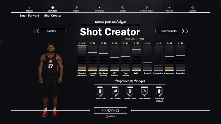 Теперь вы сами можете выбрать свой стиль игры и увидеть как будут изменяться я ваши характеристики