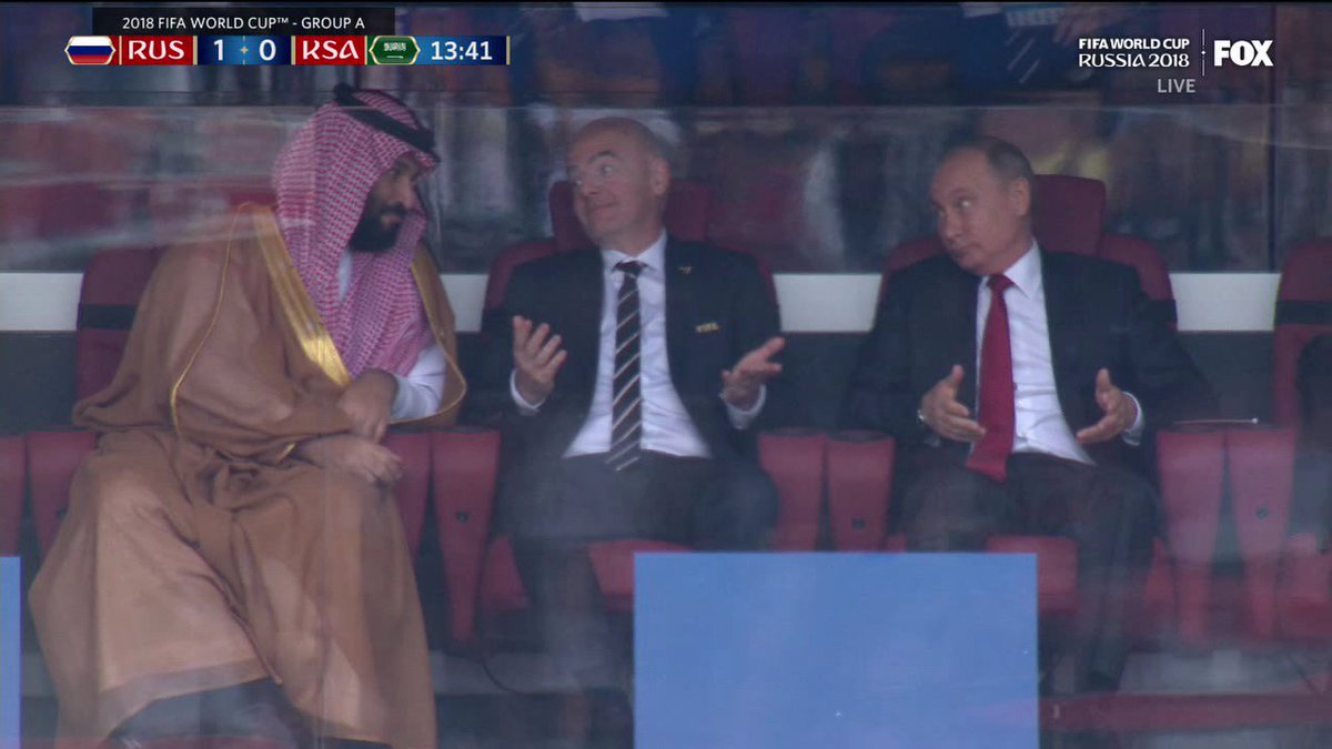 ЧМ-2018 FIFA, Владимир Путин, Джанни Инфантино