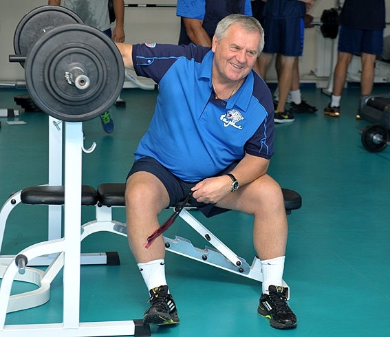 Бело-голубой лютый олдскул