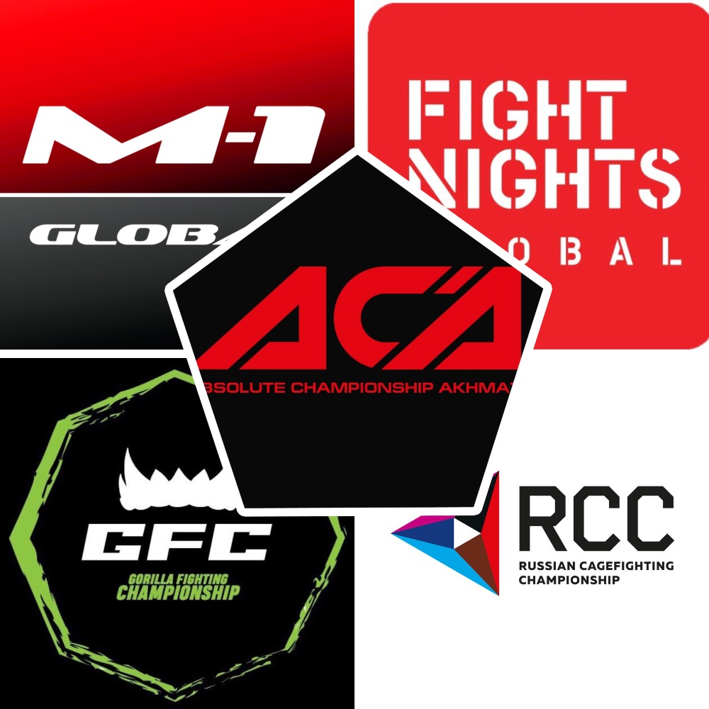 Хабиб Нурмагомедов, Камил Гаджиев, RCC, M-1 Global, AMC Fight Nights, M-1 Challenge, ACA