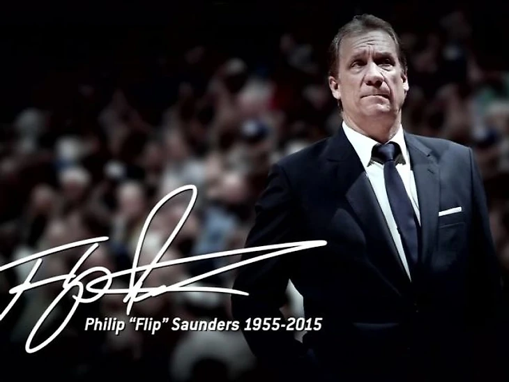 Флип Сондерс умер от Рака в 2015 году. Светлая память.