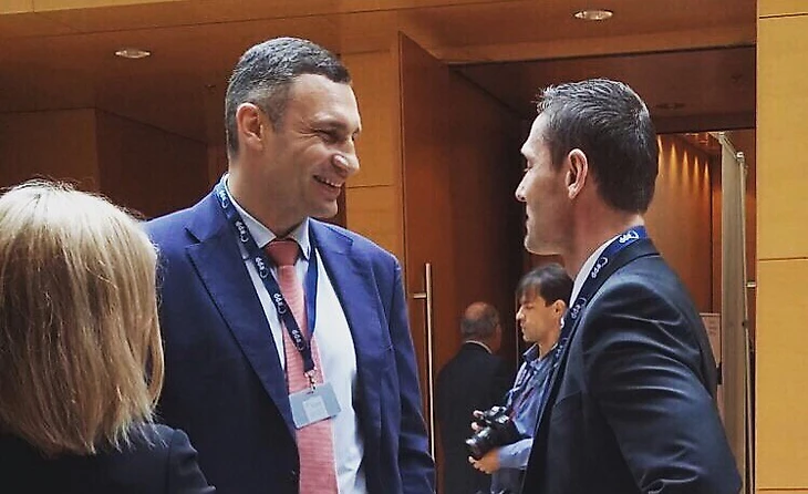 Кличко и Валлинхеймо на ассамблее Европейской народной партии в Люксембурге
