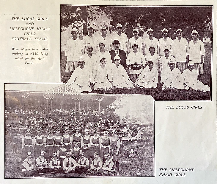 The First Women's Australian Rules Football Match | Eureka Centre