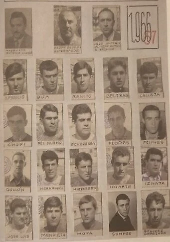Состав Райо Вальекано сезона 1966/1967