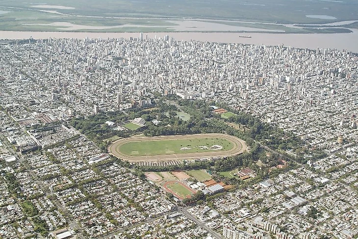 панорама парка независимости Росарио