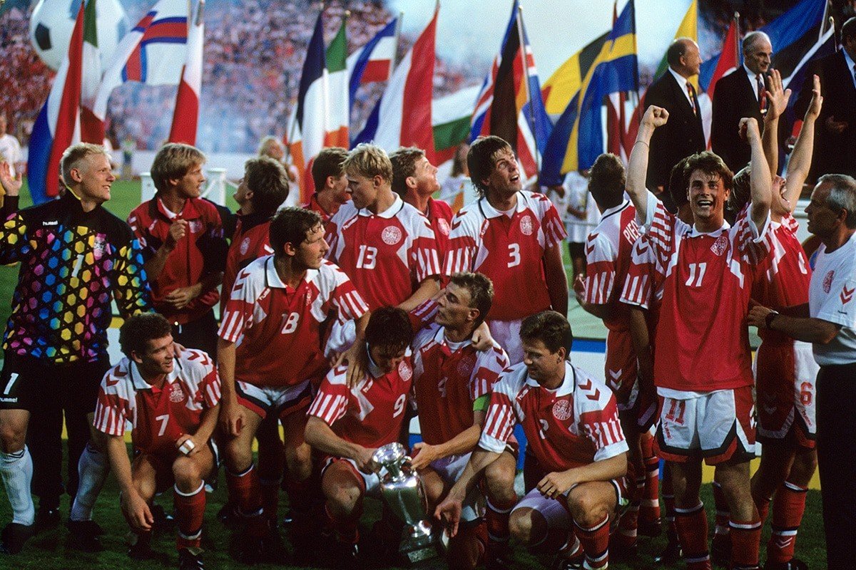 Европа 1992. Сборная Дании по футболу 1992. Сборная Дании евро 1992.