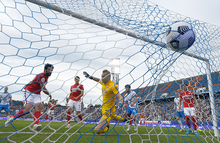 В матчах РПЛ-2022/23 в среднем забивают больше трех мячей за игру. Результативность лиги растет седьмой год