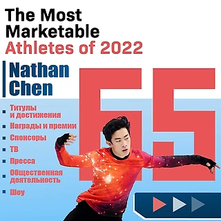 Нейтан Чен в топ 100 самых рыночно востребованных спортсменов мира