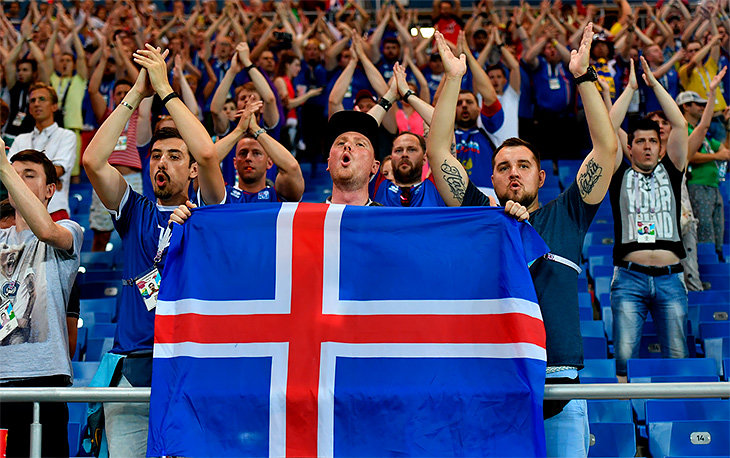 фото, Сборная Исландии по футболу, болельщики, ЧМ-2018 FIFA