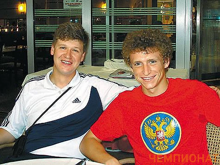 Павел Мамаев (справа) с тренером Владимиром Волчеком