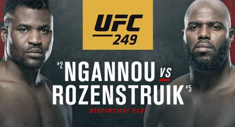 Дана Уайт: в карде UFC 249 может добавиться Фрэнсис Нганну против Жаирзиньо Розенструйка