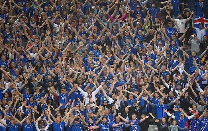 Болельщики сборной Исландии