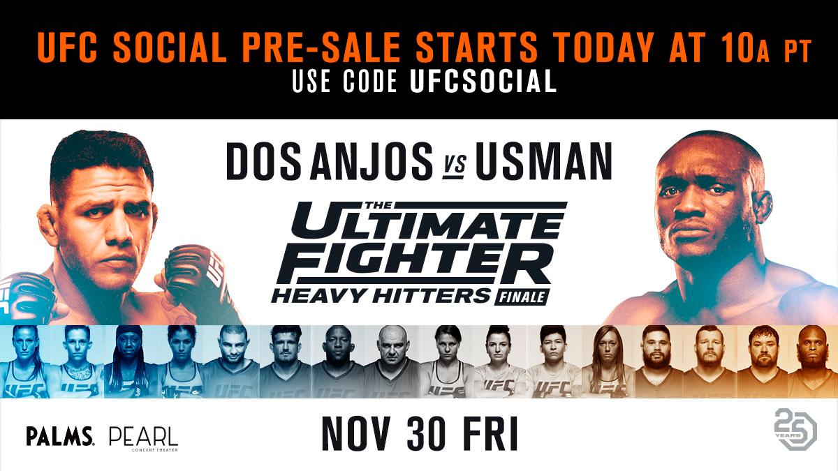 THE ULTIMATE FIGHTER 28 FINALE - Dos Anjos vs Usman