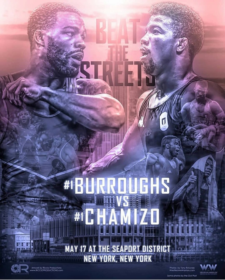 Jordan Burroughs vs Frank Chamizo. Битва на улице!