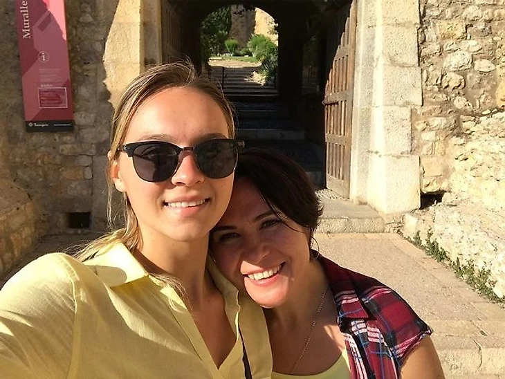 С мамой в Испании