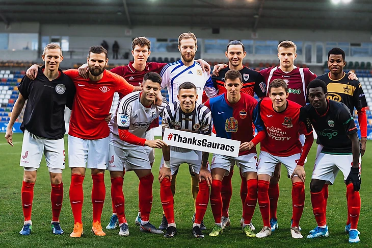 Последний официальный матч Эдгарса Гаурачса в профессиональном футболе