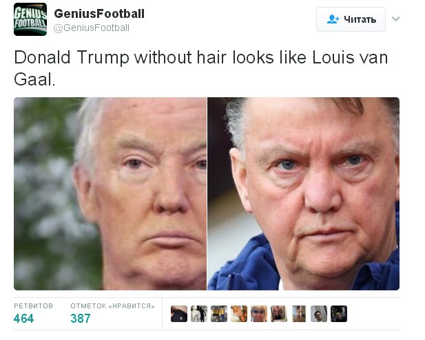 Van Gaal - Trump