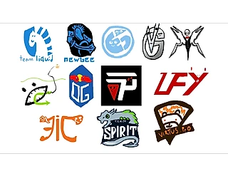 Аниме и бургер: тест на знание логотипов команд Доты