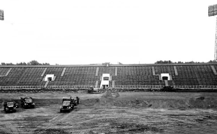 1976 Стадион им. Ленина, предолимпийская реконструкция.