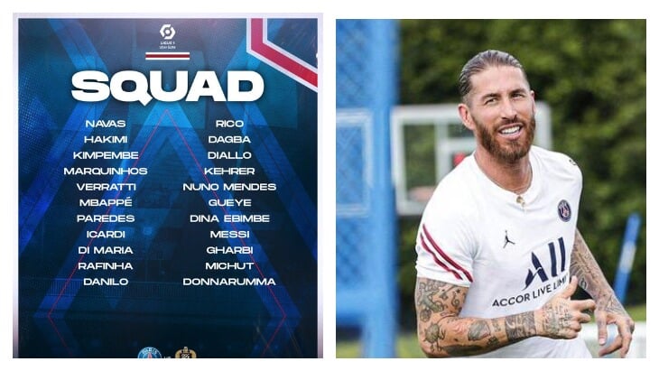 ПСЖ, Лионель Месси, Серхио Рамос