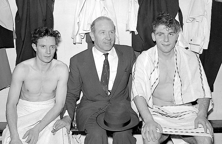 Джон Берри, Мэтт Басби и Данкан Эдвардс