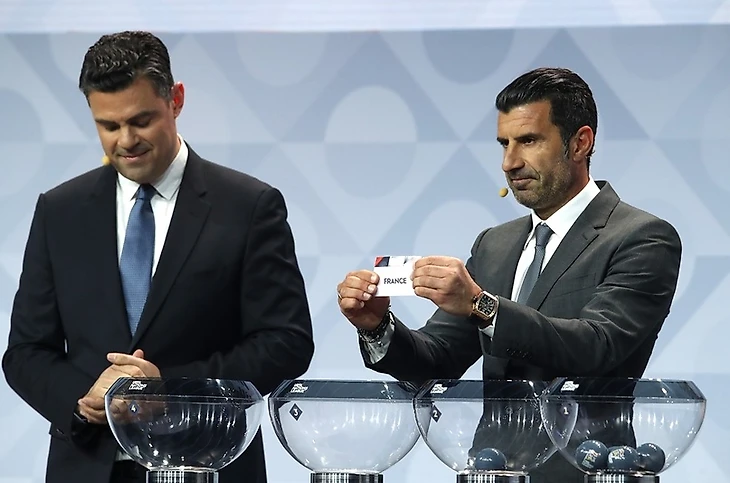 Луиш Фиго проводил жеребьевку