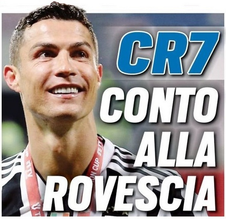 CR7, обратный отсчёт. Заголовки Gazzetta, TuttoSport и Corriere за 19 июля