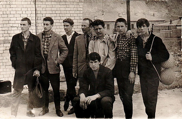 1962 год. Команда юношей-баскетболистов города Челекен
