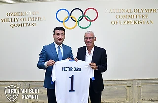 Умид Ахматджанов провёл встречу с Эктором Купером в Национальном олимпийском комитете