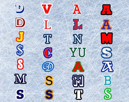 Логотипы клубов КХЛ с глубоким ситуационным смыслом