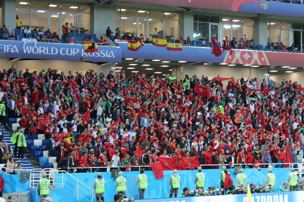 Сборная Испании по футболу, ЧМ-2018 FIFA, Сборная Марокко по футболу, Стадион Калининград