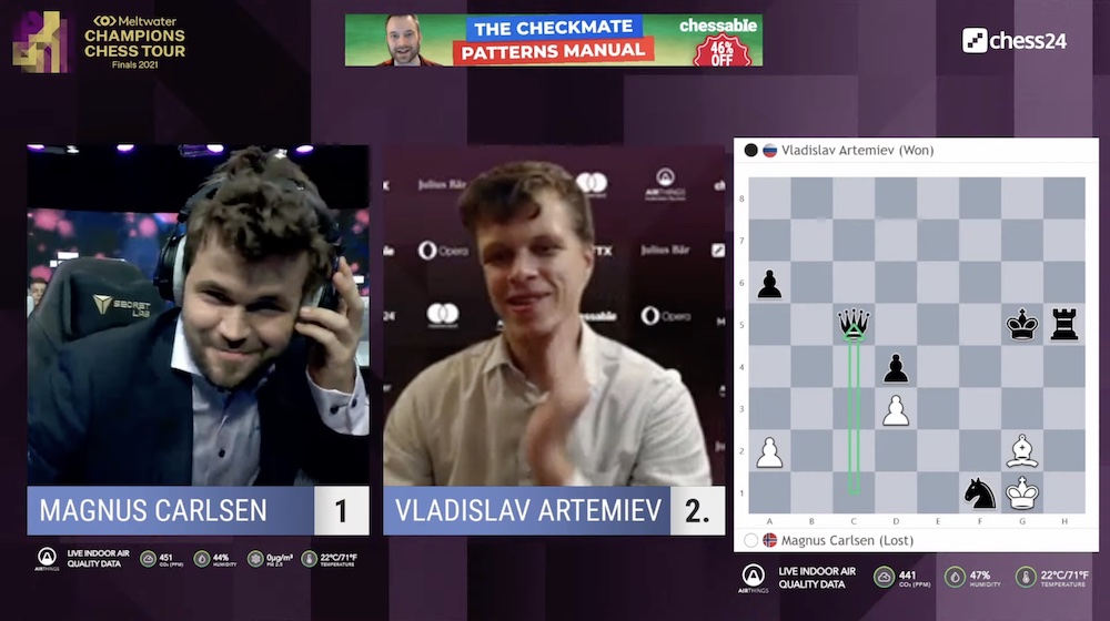 Казанский гроссмейстер грохнул Магнуса Карлсена! Чемпион мира пытался играть в давление – но не смог (и даже блефовал)